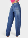 Load image into Gallery viewer, Crossover High Waist Women&#39;s Jeans