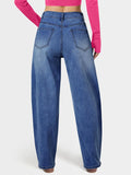 Load image into Gallery viewer, Crossover High Waist Women&#39;s Jeans