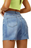 Load image into Gallery viewer, Classic Women&#39;s High Waisted Denim Shorts